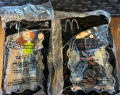 New Disney Kim Possible McDonald's Toys  Kim Possible & Monkey Fist: Circa 2003 • $3