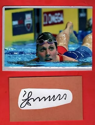 Missy Franklin-olympics Swimmer 4x6 Glossy Photo W/autographed  3x5 Cut • $1.99