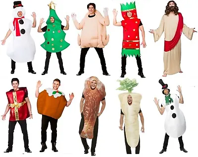 Funny Christmas Costume Adults Fancy Dress Xmas Festive Fun Mens Ladies Novelty • £13.95