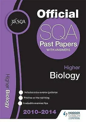 £2.67 • Buy SQA Past Papers 2010-2014 Higher Biology, SQA, Book