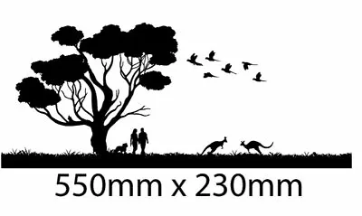Australian Sticker For RV Motorhome 4x4 Horse Float Trailer Decal 550mm • $31.54