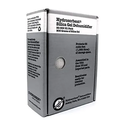 Silica Gel Dehumidifier 900gm Xl 1 Pack Silica Gel Packets W/ Builtin Color Ch • $40.50