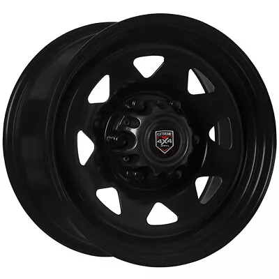 Extreme 4x4 Steel Wheel 16x8 6/139.7 35P Black 106.1 Fit Ford Ranger BT50 + Cap • $119.45