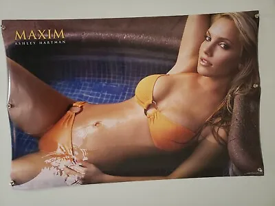 Ashley Hartman Maxim Original 2007 Sexy Model Pin Up Swimsuit Poster Man Cave  • $29.95