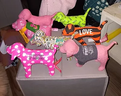 PINK Victoria's Secret Bundle Of 7 Plush Stuffed Dogs • $30