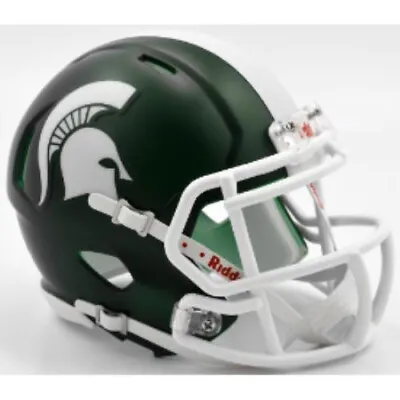 Michigan State Spartans NCAA Replica Speed Mini Football Helmet Riddell • $31.88