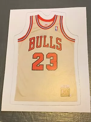 23 Michael Jordan Vinyl Sticker Chicago Bulls Jersey 1995-96  4” X 2.6” • $3.99