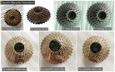 Bike Freewheel 6s/7s/8/9 Speed MTB Rotating Thread Freewheel Cassette Freewheel  • $15.29