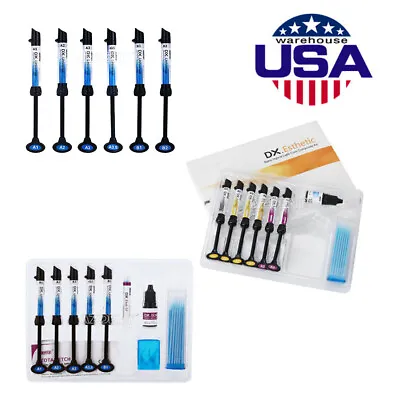 DENTEX Dental Universal Light Cure Hybrid Composite Resin Etching Adhesive Set • $13.51