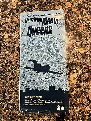 Vintage Hagstrom Map Of Queens • $13