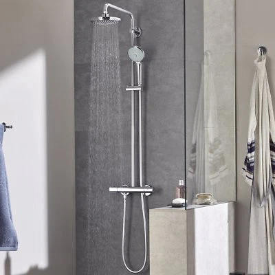 £507.44 • Buy GROHE 27296001 Euphoria 180 Thermostatic Shower With Bar Shower Mixer