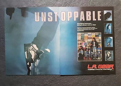 £8.86 • Buy Michael Jackson L.A. Gear Shoe Promo 2 Page Print Advertisement Vintage 1990