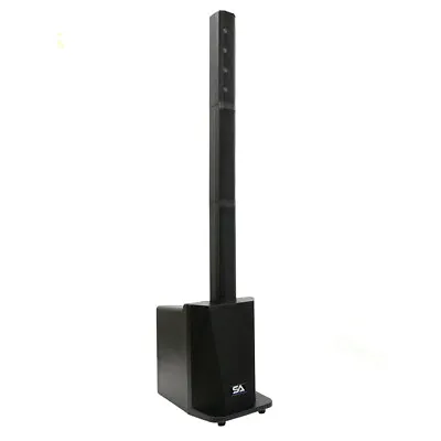 Powered Portable Column Array PA System - 4x3 Column Speaker & 10 Inch Subwoofer • $267.99