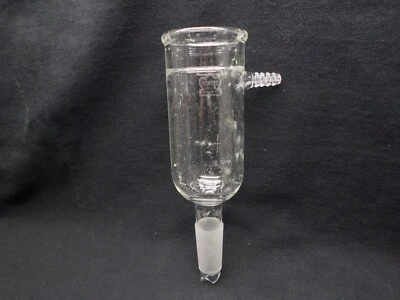 $29.99 • Buy KONTES Glass 24/40 #5 Or #6 Top Pluro Stopper Vacuum Filtration Adapter Chipped