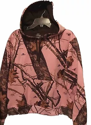 Mossy Oak Womans XL(16/18) Pink Camo Hoodie • $18