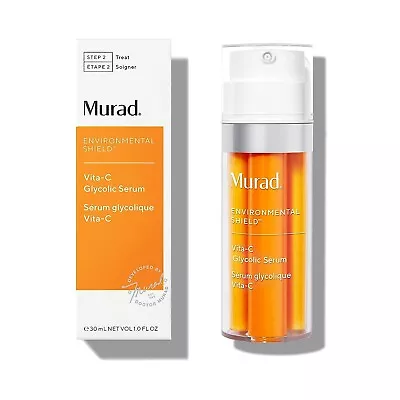 New Murad Environmental Shield Vita-C Glycolic Serum 1 Oz/30 Ml ~ NIB ~Fresh • $31.95