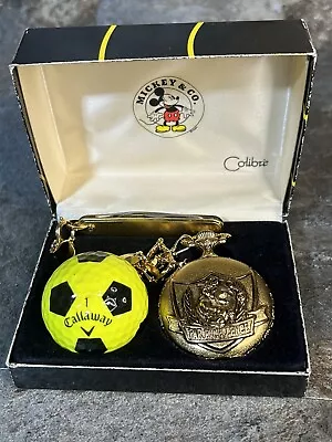 Mickey Mouse PAR EXCELLENCE Golf Logo Pocket Watch Read Description • $99.99