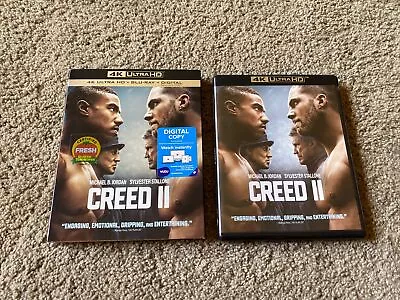 Creed 2 II (4K Ultra HD Blu Ray) With Slipcover 2015 Michael B Jordan EUC  • $20