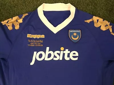 INCREDIBLY RARE Portsmouth Kappa 2009/10 Limited Edition FA Cup Semi Final Shirt • £150