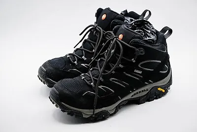 Merrell Moab Mid 2 Gore-Tex GTX Shoes Men's US 10 M Black J06061 A80-11 • $52.77