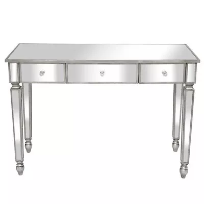 Three Drawers Mirror Table Dressing Table Console Table • $193.78