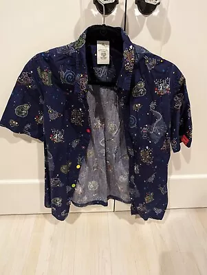 Disney Parks Main Street Electrical Parade Button Up Short Sleeve Shirt S • $24.99