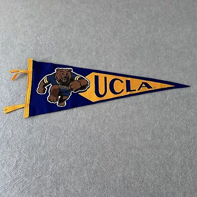 Vintage UCLA Bruins Felt Pennant Bear Full Size Rare • $28.88