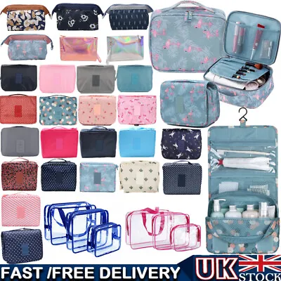 Large Capacity Toiletry Cosmetic Vanity Storage Pouch Travel Make-Up Cases & Bag • £4.99