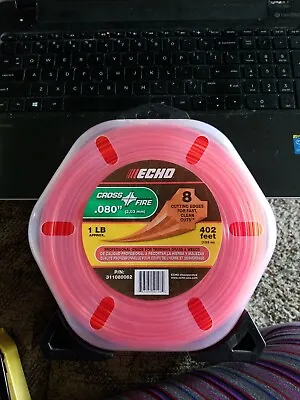 Echo .080 Crossfire String Trimmer Line 1 Pound Spool 402' Part # 311080062 New • $9.99
