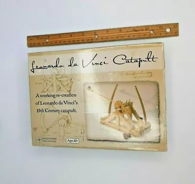 NEW Leonardo Da Vinci Catapult Wooden Construction Craft Kit Pathfinders Design • $19.95