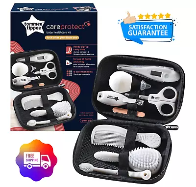 Tommee Tippee Baby HealthCare Kit Nail Clippers Scissors Hair Brush Grooming Set • £17.99