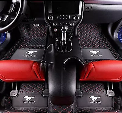 For 2010-2014 Ford Mustang Car Floor Mats Luxury Waterproof Customized Mats • $80.99