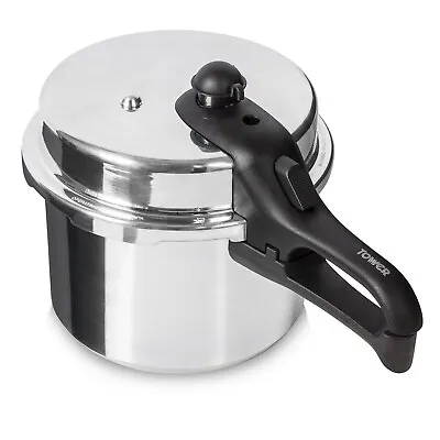 £54.95 • Buy TOWER T80213 High Dome 6 Litre Pressure Cooker Aluminium