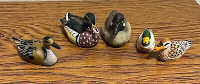 Lot Of 5 Miniature Duck Figurines • $13.99