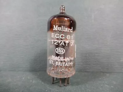 Mullard BVA 12AT7 ECC81 Vacuum Tube Tk1? From 1956? Amplitrex Tested 106/102% Gm • $50