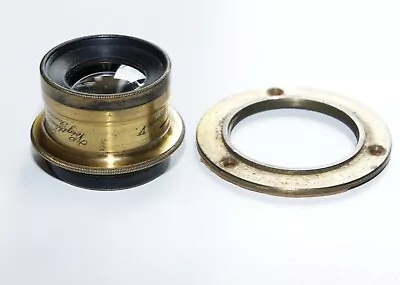 RARE Voigtlander Braunschweig Rapid-Weitwinkel-Euryscop V №0 VINTAGE BRASS LENS • $440