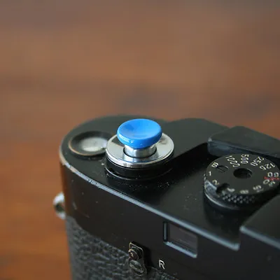 $12.50 • Buy Blue Concave Small Soft Release Button For Leica MP M8 M9 Fuji X100 Nikon Canon