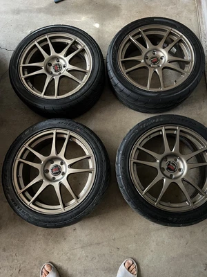 $1699 • Buy Dunlop Kosei 17 Inch Wheels For GC8 STI 5x100