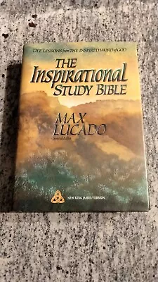 MAX LUCADO-The Inspirational Study Bible-Hardcover/Dustjacket • $14.95