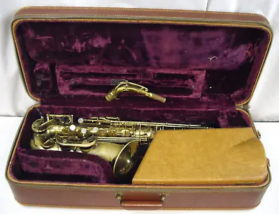 $5299.99 • Buy 1938 Selmer Paris Balanced Action Alto Saxophone And Chesterfield Tray Pack Case