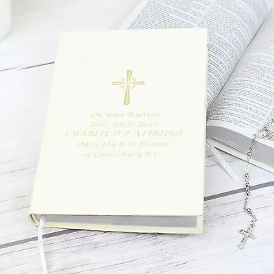 Personalised Companion Holy Bible - Eco-friendly - Christening Holy Communion • £17.65