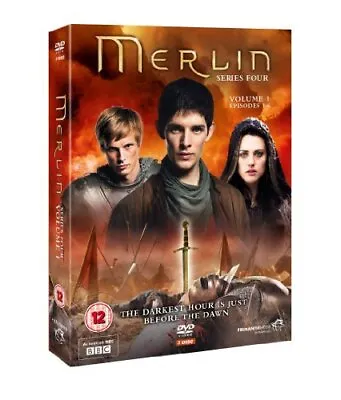 Merlin: Series 4 - Volume 1 DVD (2011) Colin Morgan Cert 12 3 Discs Great Value • £5.22