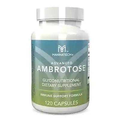 2 Bottles Brand New  Mannatech ADVANCED AMBROTOSE 120 Caps Free Shipping • $89.99