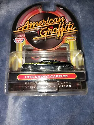 *rare* Motormax - 1976 Chevy Caprice - Black - American Graffiti - 1/64 - Vhtf • $120