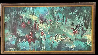 Leroy Neiman Hunt Of The Unicorn Limited Orig Lithograph! 1967 Painting Art • $150