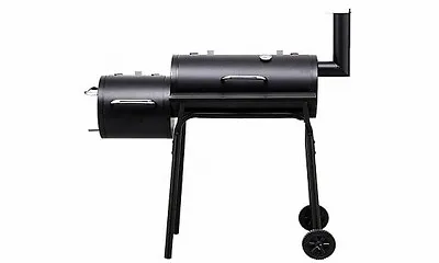 £84.99 • Buy Large Barrel Smoker Barbecue Charcoal Grill BBQ Grill Outdoors Garden Camping