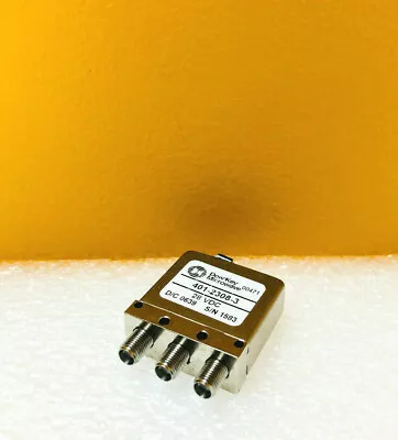 $23.99 • Buy Dow-Key 401-2308-3 DC To 18 GHz 50 Ohm SMA (F) SPDT Coaxial Switch. Tested!