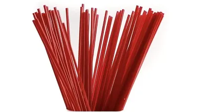 Cocktail Sip Staws Stirrers Red 5.3  X 3mm Coffee Stirrers Memphis Straws • £3.79