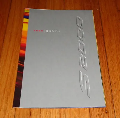 Original 2000 Honda S2000 Roadster Foldout Sales Brochure Poster  • $7.99