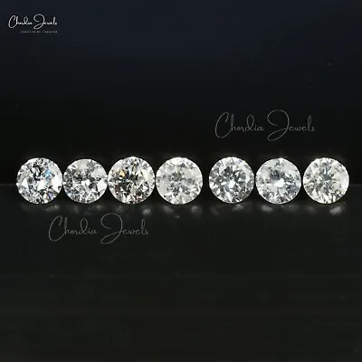 Natural Round Faceted White Diamond 0.8mm-1mm I1-I2/G-H Clarity April Birthstone • $2.63